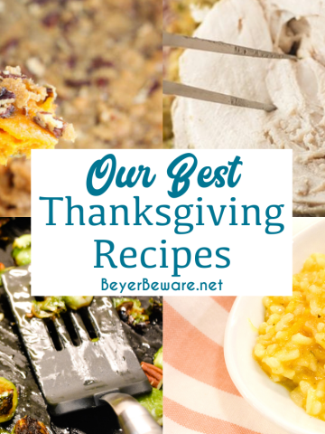 Thanksgiving is just a week away, and we decided you all needed to know our best Thanksgiving recipes for inspiration. We have brought you our family's favorites on the big holiday. Everything from appetizers to side dishes to the turkey as well as salads and cocktails are included in our best Thanksgiving recipes.