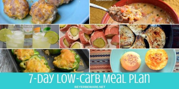 Low carb meal plan for 7 days was a labor of love as it became extremely obvious to me why I fail when I don't plan my meals for the week. #MealPlanning #LowCarb #Keto #LowCarbMealPlanning