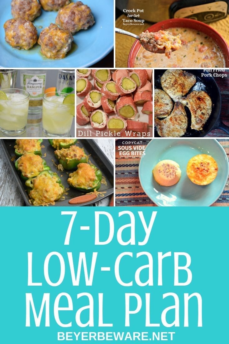 Low carb meal plan for 7 days was a labor of love as it became extremely obvious to me why I fail when I don't plan my meals for the week. #MealPlanning #LowCarb #Keto #LowCarbMealPlanning