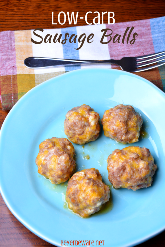 Keep any leftover sausage balls in a microwave safe container for a