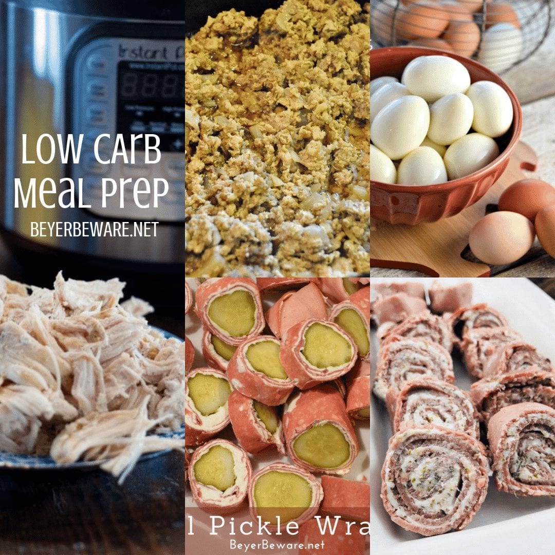 This week's low carb meal plan keeps a daily food intake under 21 carbs and 2000 calories. It is a great combination of utilizing leftovers for second meals and adding some variety to your diet. #LowCarb #Keto #MealPlan #LowCarbMealPlan