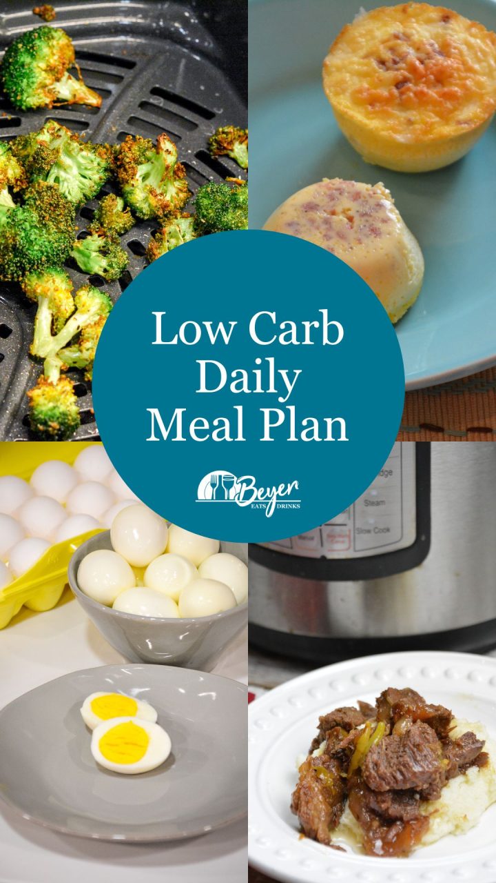 This week's low carb meal plan keeps a daily food intake under 21 carbs and 2000 calories. It is a great combination of utilizing leftovers for second meals and adding some variety to your diet. #LowCarb #Keto #MealPlan #LowCarbMealPlan