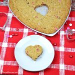 Gluten-Free Monster Cookie bars are a flourless bar cookie recipe combining peanut butter, oats, chocolate chips, and M & Ms to create a chewy chocolate cookie treat. #GlutenFree #Peanutbutter #Chocolate #GlutenFreeDessert #BarCookies