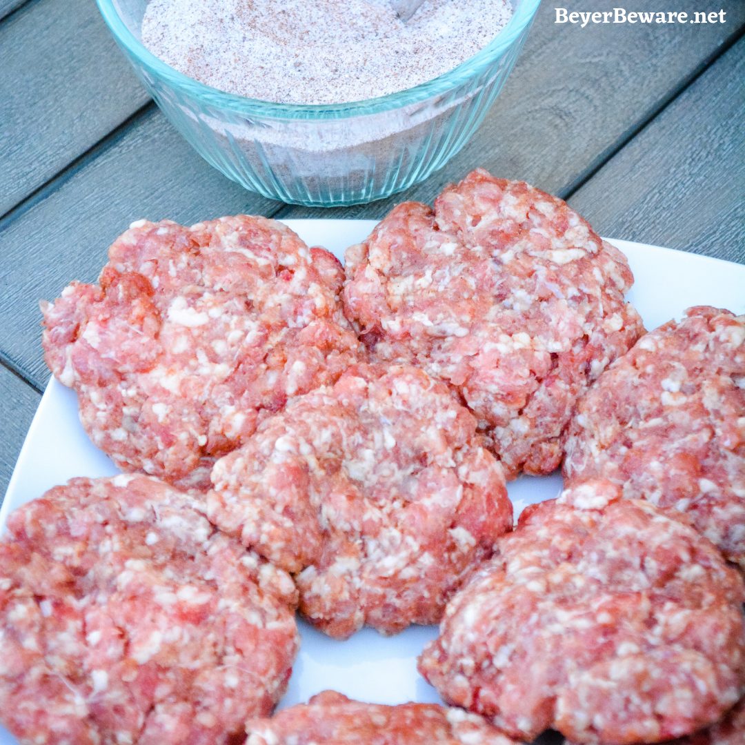 Pork Seasoning Salt is a combination of three salts, paprika and chili powder to create a seasoning salt that is perfect on pork burgers, pork chops and even chicken and beef. #pork #Burgers #Seasonings #Salt #Spices #Grilling #Recipes