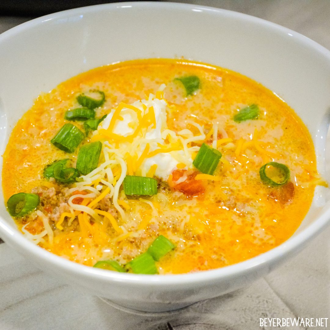 Instant Pot Keto Taco Soup