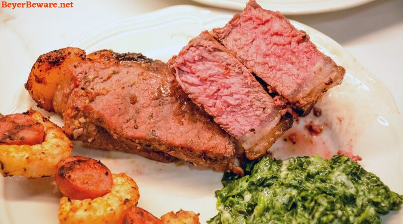 All-American Steaks require two simple ingredients of Italian dressing and Worcestershire sauce to form a marinade that does its job in 30 minutes and ready for a hot grill.