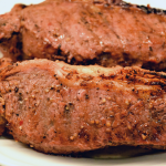 All-American Steaks require two simple ingredients of Italian dressing and Worcestershire sauce to form a marinade that does its job in 30 minutes and ready for a hot grill.