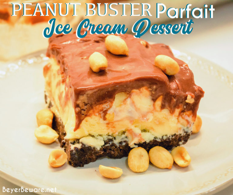 peanut buster parfait with peanut butter