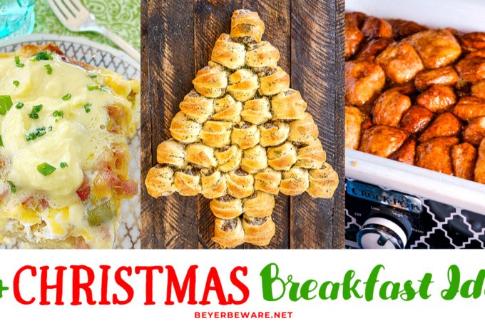 This list of Christmas morning breakfast ideas is everything you need for brunch or breakfast from drinks to eggs to pastries to fruit trays.