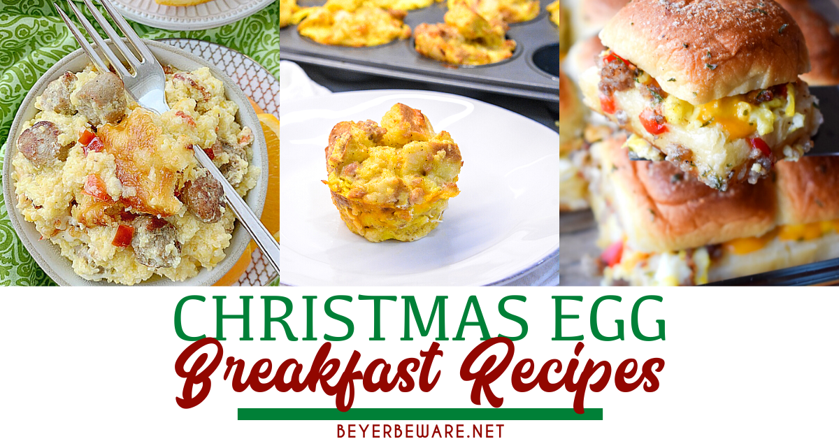 Best Christmas morning breakfast ideas from make-ahead breakfast casserole recipes to pastries and also breakfast drinks and cocktails to help feed your family without you spending all the time in the kitchen.