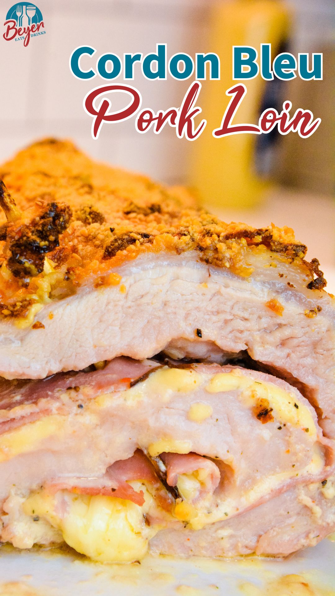 This Keto Cordon Bleu Pork Loin recipe is stuffed with ham, Swiss cheese, and a creamy Dijon-mayo filling, then topped with a Parmesan crust. A juicy, low-carb dinner that’s perfect for weeknights or holidays — delicious, gluten-free, and under 2 g net carbs per serving.