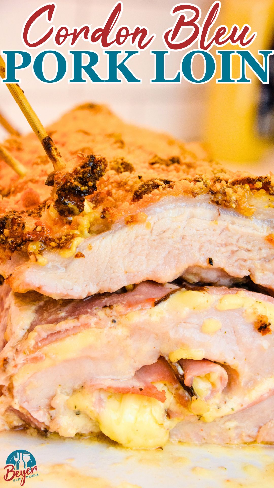 This Keto Cordon Bleu Pork Loin recipe is stuffed with ham, Swiss cheese, and a creamy Dijon-mayo filling, then topped with a Parmesan crust. A juicy, low-carb dinner that’s perfect for weeknights or holidays — delicious, gluten-free, and under 2 g net carbs per serving.