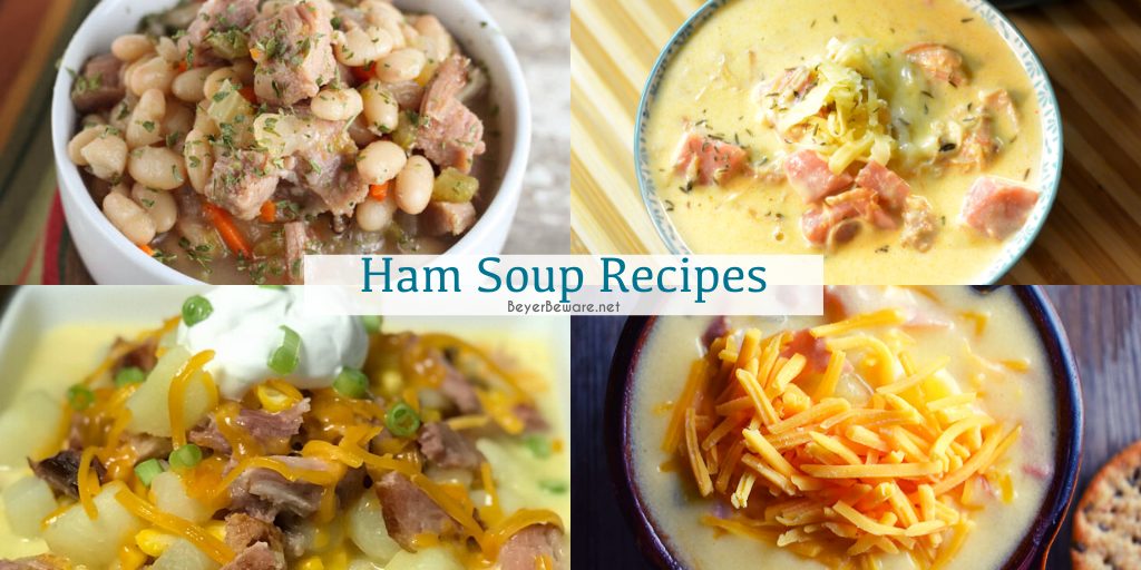 Theses 29 ham recipes are a great way to use up leftover ham to make ham breakfast, ham casserole recipes, ham soups, and ham sandwiches for an easy weeknight dinner.