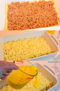 Crescent roll breakfast casserole is an easy to make sausage breakfast casserole recipe with 5 ingredients.