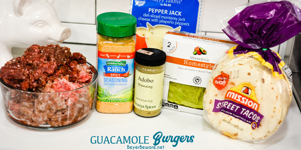 Guacamole Burger Ingredients