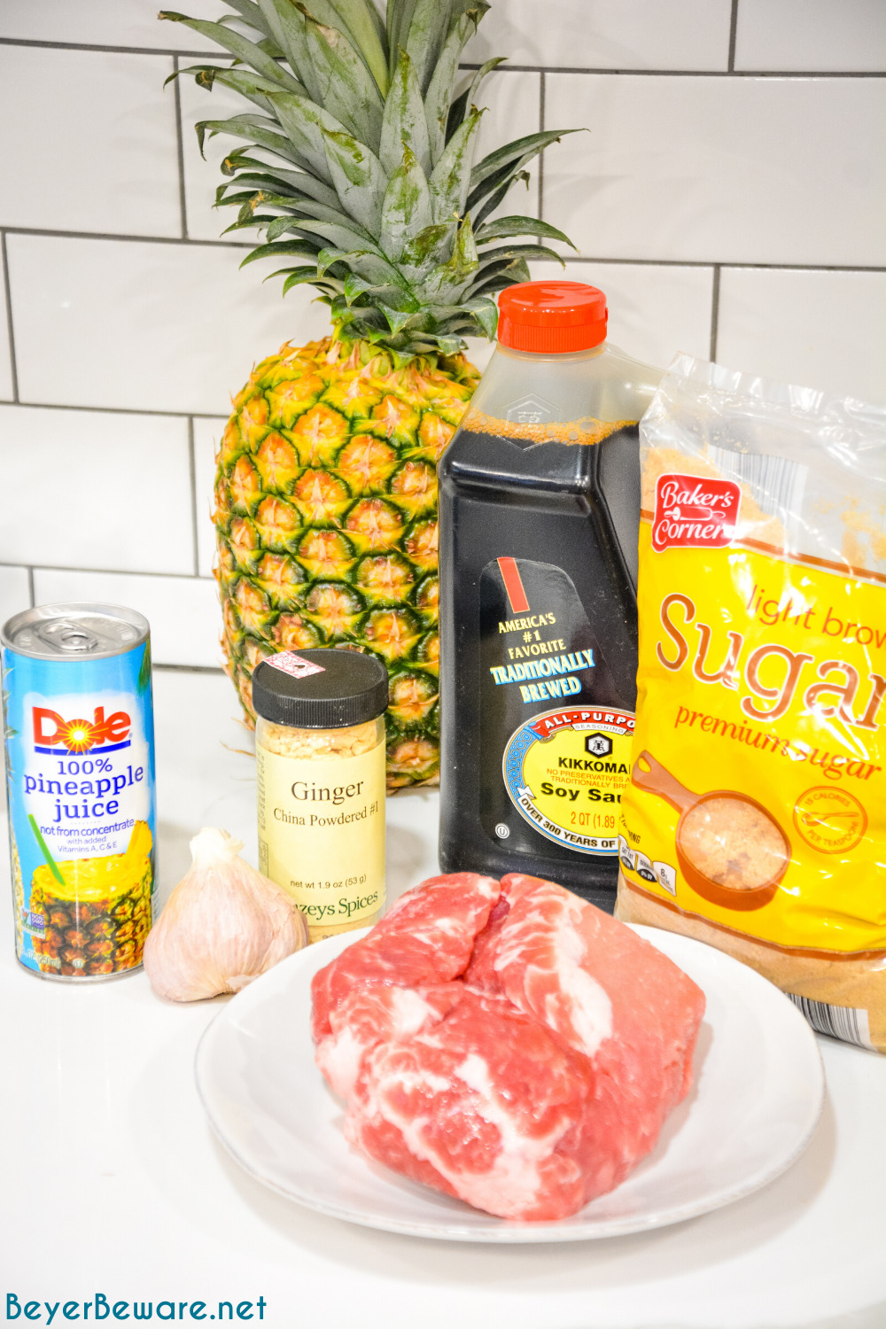 Teriyaki Pork Ingredients