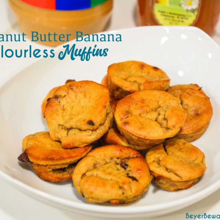 Easy Peanut Butter Banana Muffins