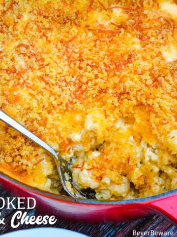 Smoked mac and cheese is an over the top macaroni and cheese recipe ...