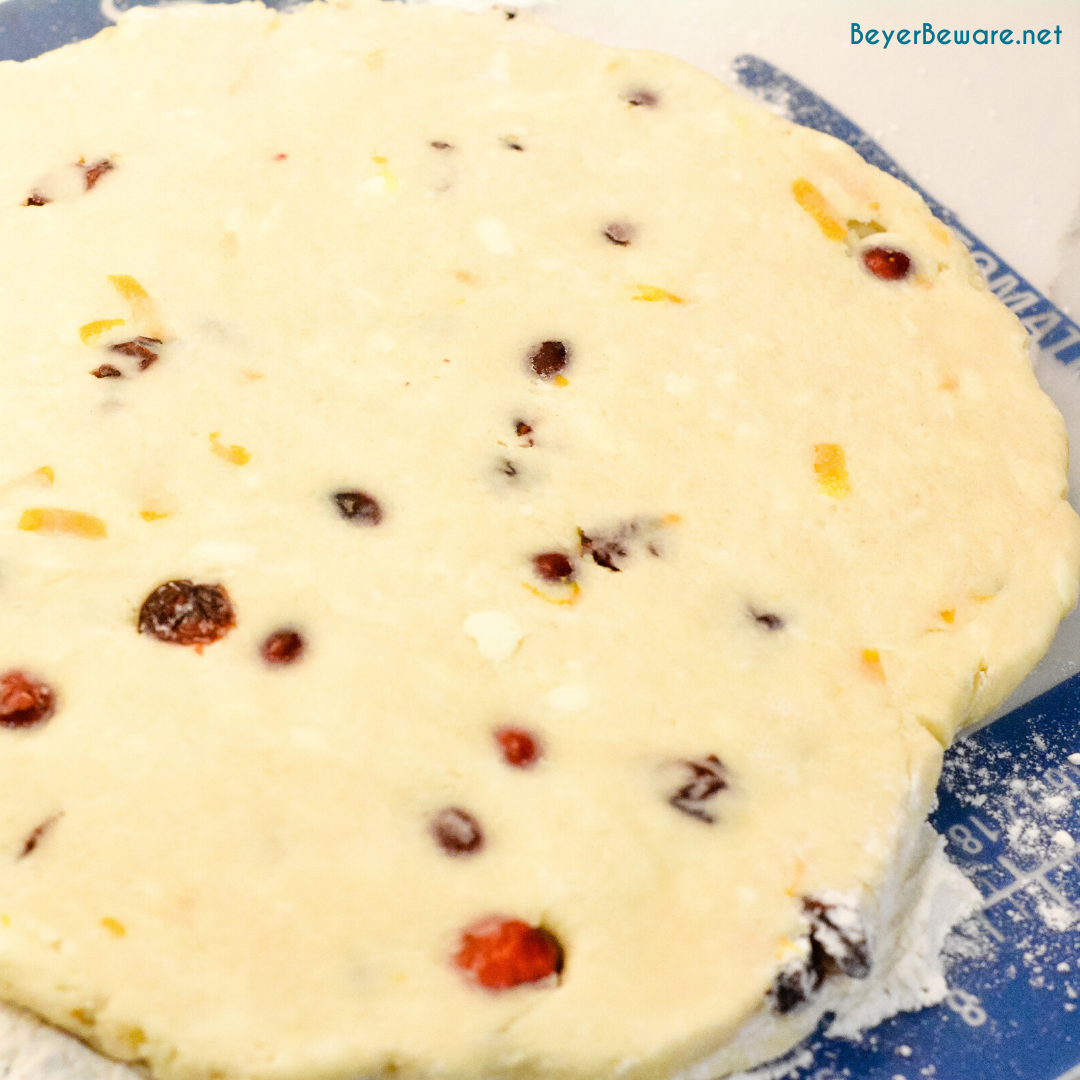 Cranberry orange scones are one of my favorite Starbucks indulgences that I now make at home with combination of fresh oranges, cranberries, and dried cranberries.