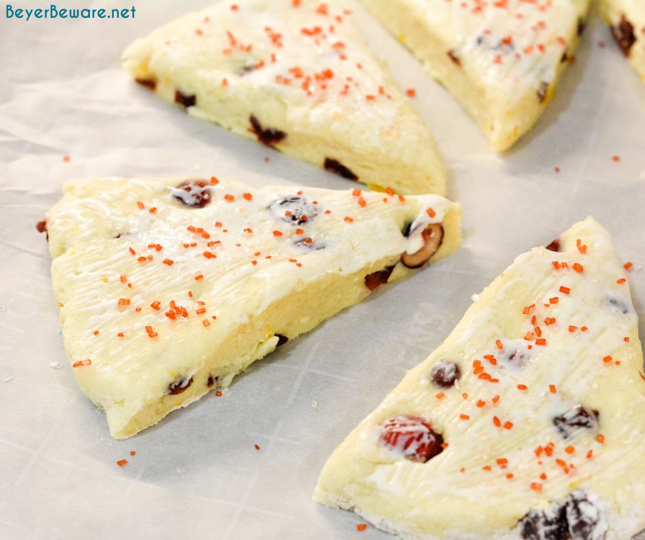 Cranberry orange scones are one of my favorite Starbucks indulgences that I now make at home with combination of fresh oranges, cranberries, and dried cranberries.