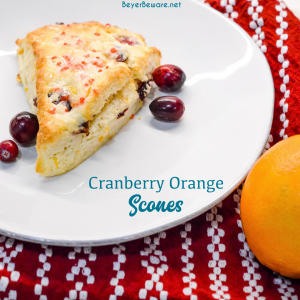 Cranberry orange scones are one of my favorite Starbucks indulgences that I now make at home with combination of fresh oranges, cranberries, and dried cranberries.