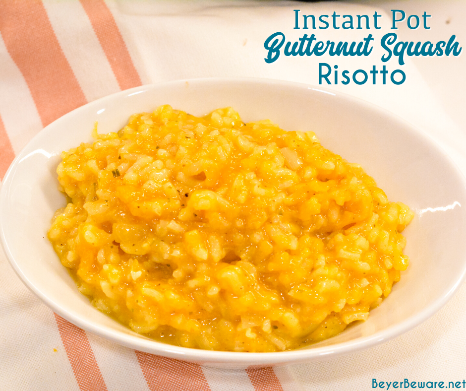 Instant Pot butternut squash risotto is a creamy risotto recipe has a hint of sweetness but savory in flavor from the onion, garlic, and sage and is made in under 20 minutes.