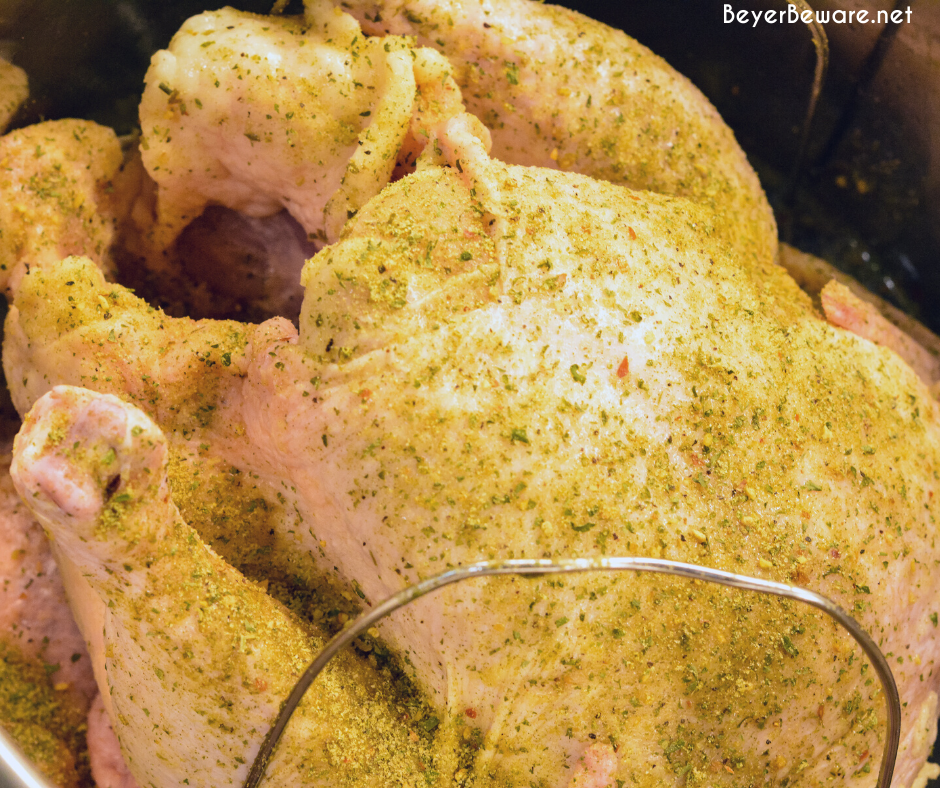 Knowing how to cook a chicken in an Instant Pot will be a gift for cooking a whole chicken quickly for fall of the bone chicken that can be used in soup, casseroles, and salads.