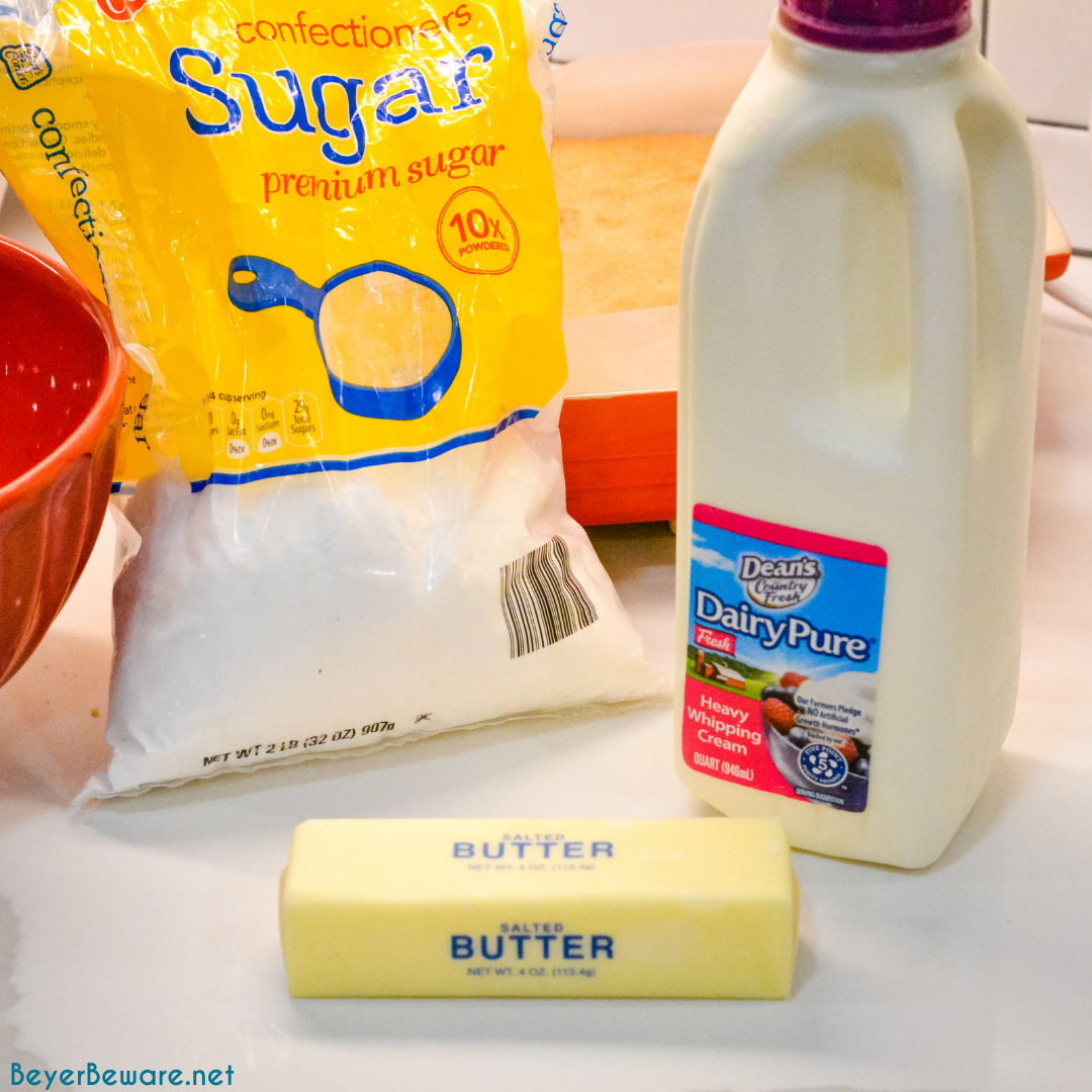 Sugar Cookie Bars are a simple bar cookie made with a package of Betty Crocker sugar cookie mix, butter, and eggs topped with a homemade Lofthouse cookie type icing for a quick and simple treat.