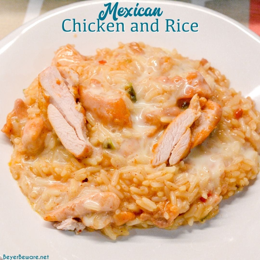 Arroz Con Pollo - Mexican Chicken and Rice with Queso