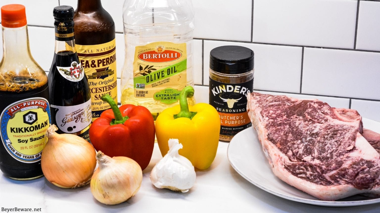 Garlic Pepper Steak Bites Ingredients