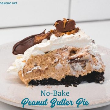 No-bake peanut butter pie