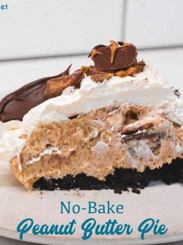 No-bake peanut butter pie