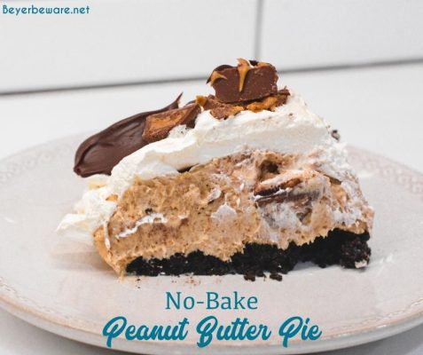 No-bake peanut butter pie