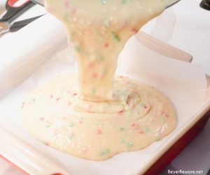 Sugar Cookie Fudge is an easy-to-make ingredient Christmas fudge recipe that combines white chocolate fudge with the flavors of sugar cookies.