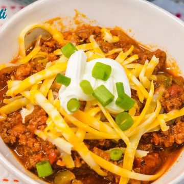 Texas chili is loaded with beef, peppers, and heat while it doesn't have beans or pasta in the chili.