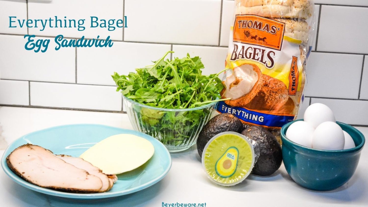 Everything Bagel Egg Sandwich Ingredients