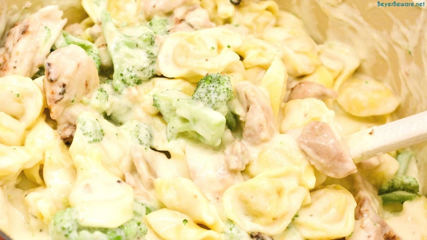 This easy Alfredo sauce with cream cheese recipe made with five ingredients in under 10 minutes is the base for many fast weeknight meals.