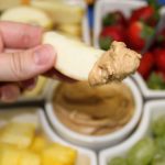 This Peanut Butter Fruit Dip recipe is delicious and makes enough for a crowd!