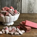 Chocolate and strawberry flavors added to the traditional snack mix, puppy chow.