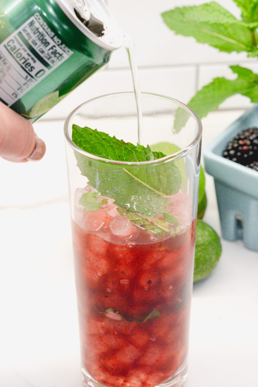 The blackberry mojito is a refreshing rum cocktail combining lime, rum, mint and blackberry for the ultimate summer cocktail.