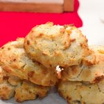 These savory blue cheese biscuits made with Bisquick are so simple to make using a biscuit mix, butter, blue cheese crumbles, and buttermilk.