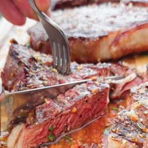 Slice the grilled steak against the grain, which helps ensure tenderness. Serve immediately, and enjoy the delicious, perfectly grilled steak!