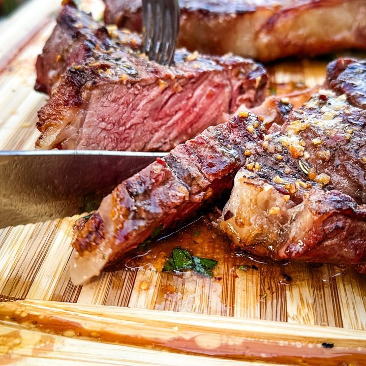 Slice the grilled steak against the grain, which helps ensure tenderness. Serve immediately, and enjoy the delicious, perfectly grilled steak!