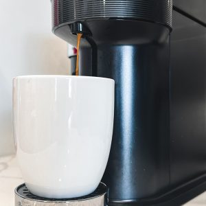 Start by brewing a Nespresso Bianco Doppio coffee shot using your Nespresso machine or any espresso maker of your choice. Allow it to cool for a few minutes.