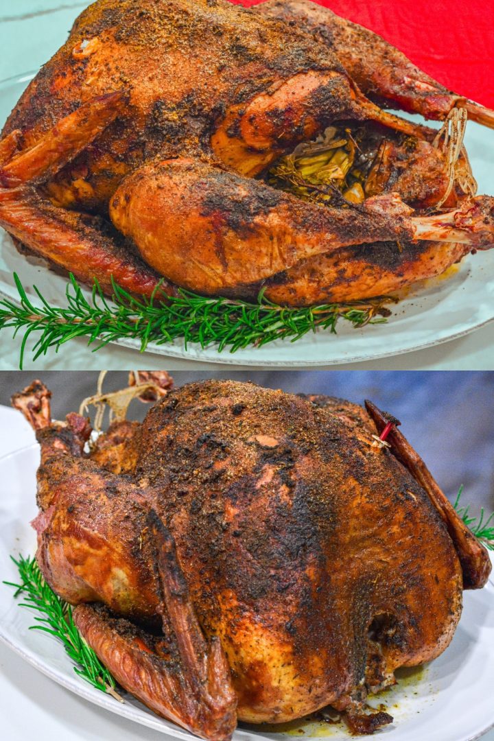 Smoked Turkey is a great alternative way to make the Thanksgiving turkey with a simple brine recipe and then 4 to 6 hours on the smoker.