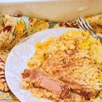 This pork chops and rice recipe brings together tender pork chops, seasoned to perfection, with a creamy, cheesy rice casserole infused with Knorr's signature flavors.