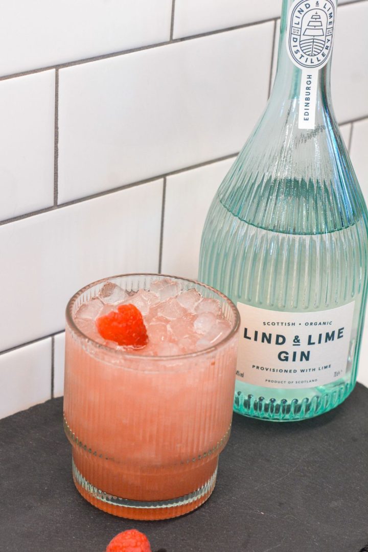  A fruity gin cocktail is this raspberry gin and jamp cocktail so easy to make with the help of the raspberry jam and is married with the citrus-forward gin with the help of some lemon juice.