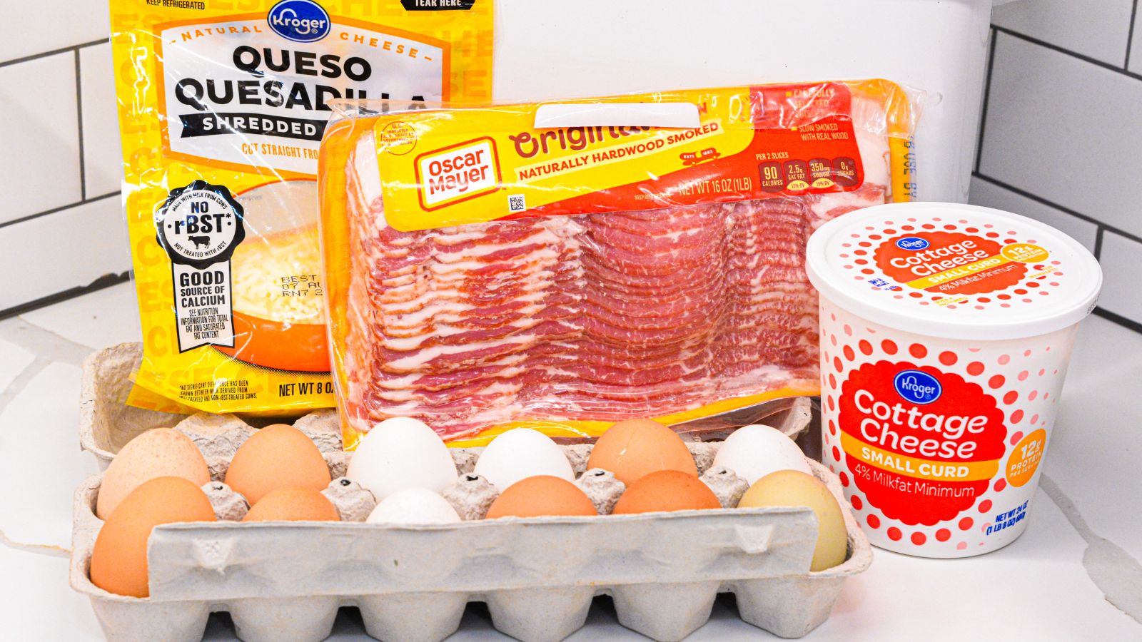 Use a clear shot of the ingredients for this recipe, prepped, and