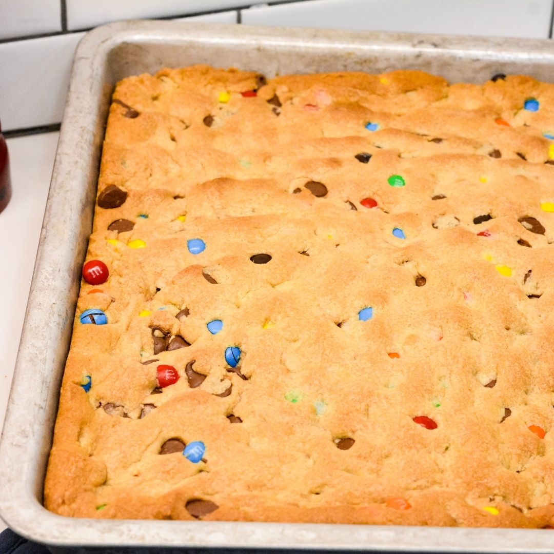 Bake for 25–30 minutes, or until the edges are golden and the center is just set. Don’t overbake—these bars are best slightly underdone for that gooey center!