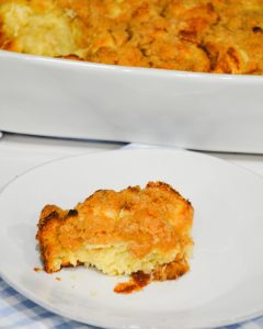 This oven-baked French toast casserole is crisp on top, custardy inside, and perfect for brunch or holidays. Make it ahead or bake fresh—simple, cozy, and always a crowd-pleaser!